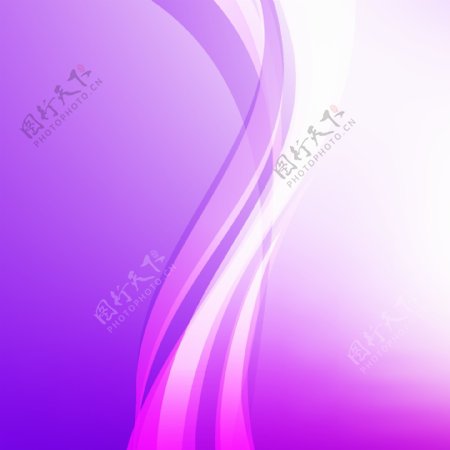 紫色波纹背景矢量图