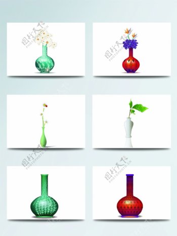 各种花瓶矢量素材