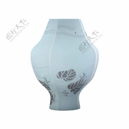 古风中式花纹陶瓷瓶青花瓷罐子艺术装饰瓶子
