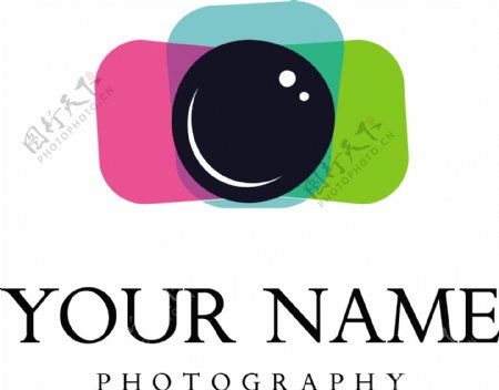 相机标志logo模板
