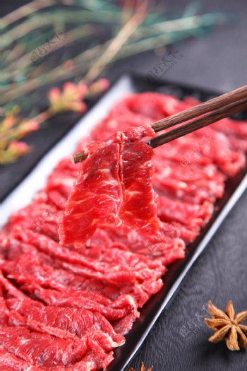 牛肉火锅涮肉五花腱