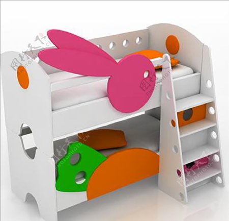 儿童房家具3D模型
