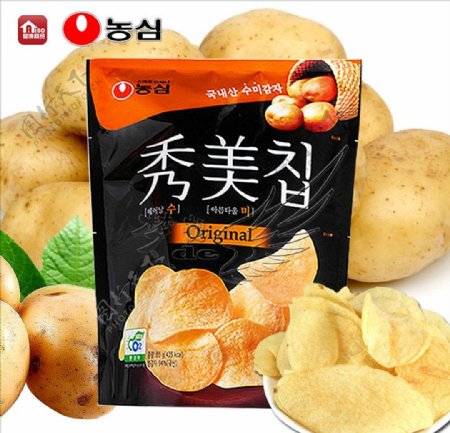 韩国农心秀美原味薯片
