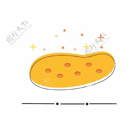 MBE图标元素之卡通可爱美食面包