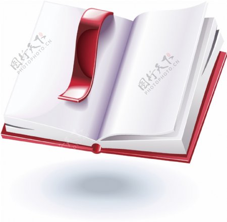 红色封面记事笔记本