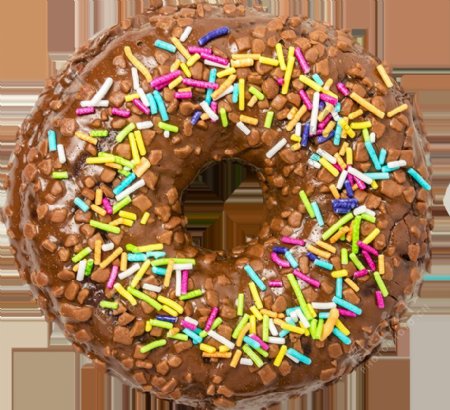 巧克力甜甜圈png装饰素材合集