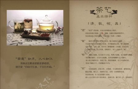 茶文化画册内页设计5
