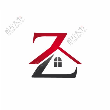 房产logo字母造型类logo