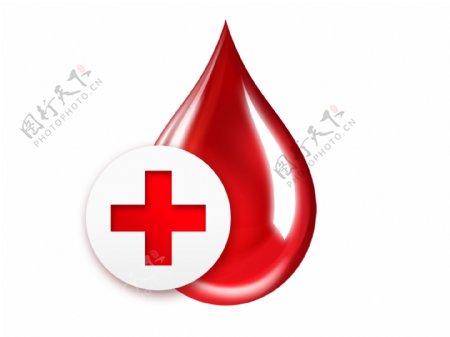 血滴与红十字会图标