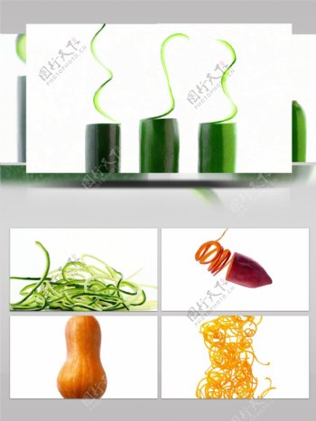 创意蔬菜造型视频