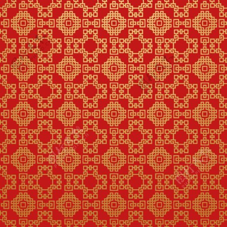 红色过年中国传统纹理背景矢量