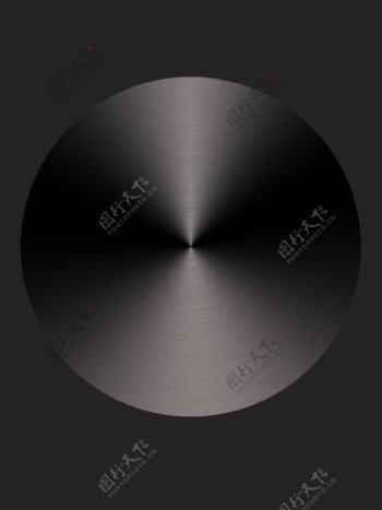 圆形黑色金属质感背景图