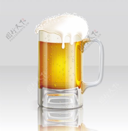 清凉夏日啤酒杯beer