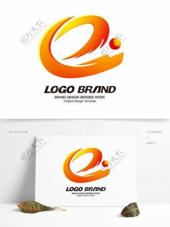 简约现代金龙logo公司标志设计