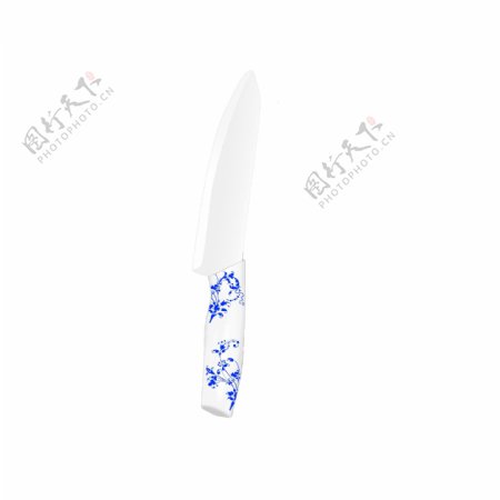 青花陶瓷刀水果刀