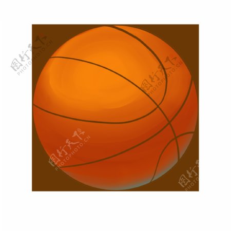 运动篮球装饰插画