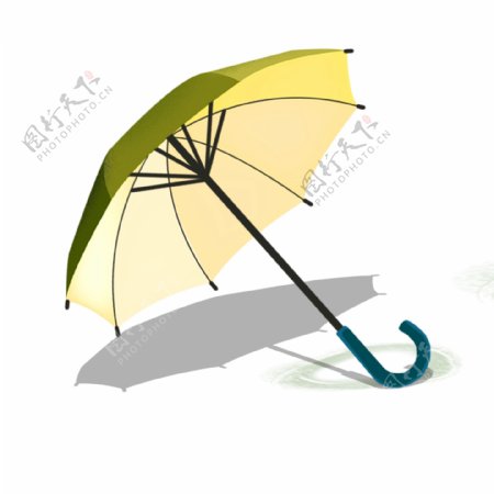 简约雨伞插画图案
