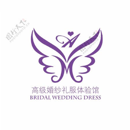 婚纱logo设计字母M设计