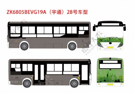 公交车车身广告VI