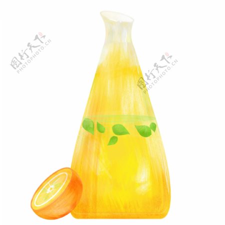 一杯鲜橙汁果汁