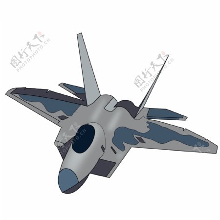 军事战斗机飞机插画