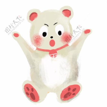卡通可爱小熊装饰素材