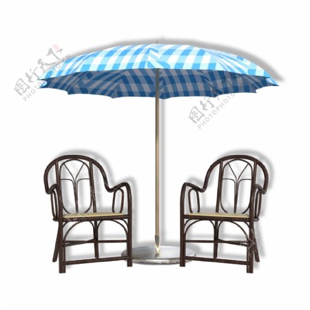 户外休闲座椅遮阳伞
