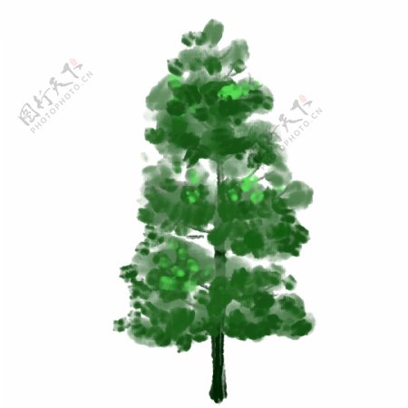 绿色树木装饰