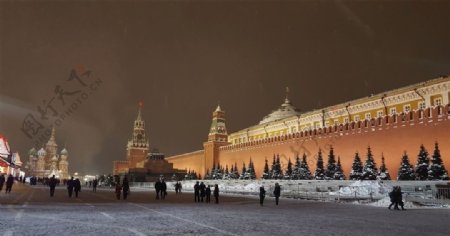 冬季的莫斯科红场