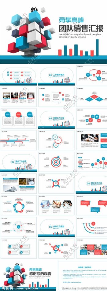 团队销售报告PPT