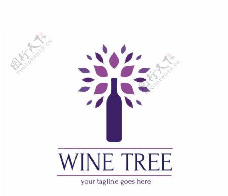 葡萄酒标识模板
