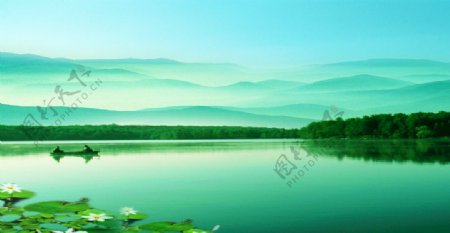 湖光山色风景