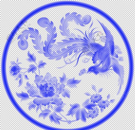 青花瓷花纹图案