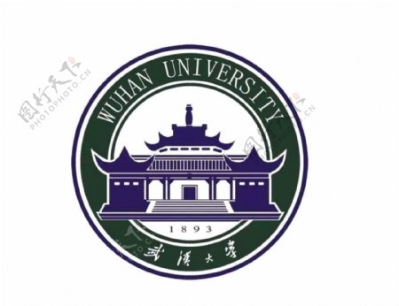 武汉大学校徽logo