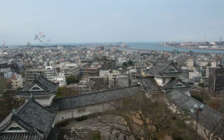日本古建屋脊