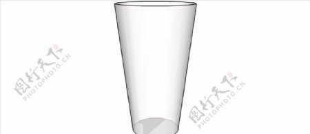 水杯玻璃杯模型