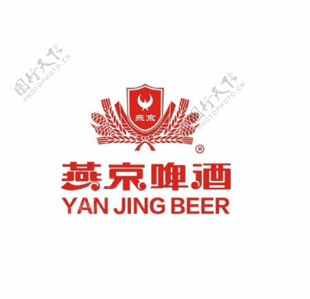燕京啤酒纯色logo