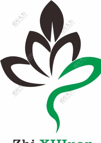 logo绿叶树叶创意设计