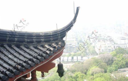 杭州城隍阁古建筑屋檐