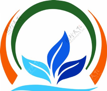 公益树叶创意logo