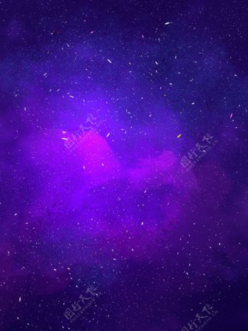 紫色星空背景