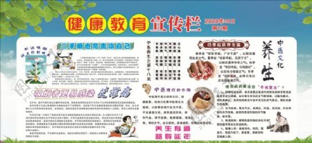 中医健康宣传栏