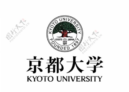 日本京都大学校徽标志