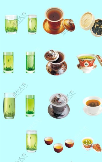 绿茶素材图片