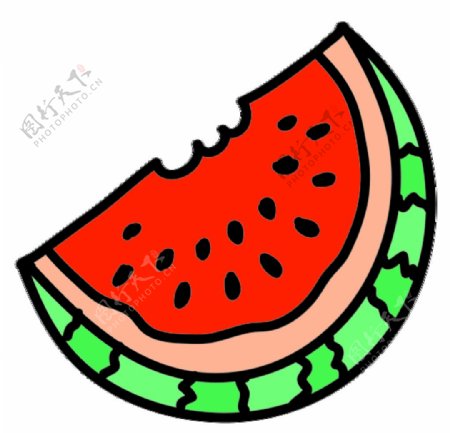 西瓜水果图标图片