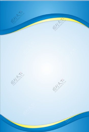 蓝色商务展板背景图片