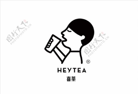 HEYTEA喜茶logo标志图片