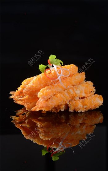 黄金芙蓉虾图片