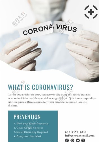 新冠状病毒知识海报图片