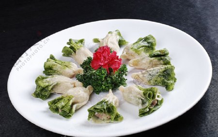 豫菜白菜蒸饺图片
